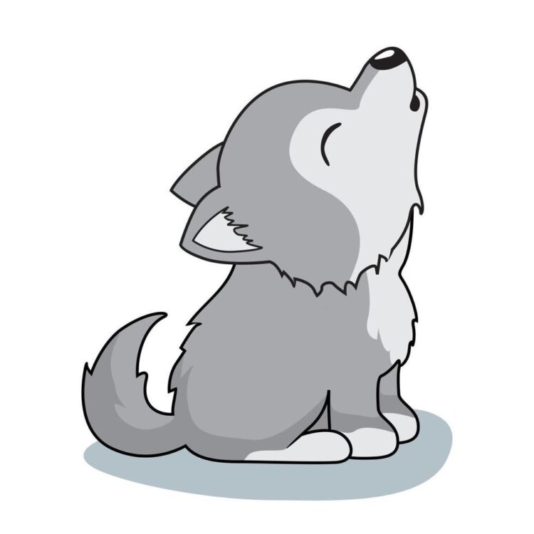Wolf Cartoon Isolated Cute Cartoon For Images