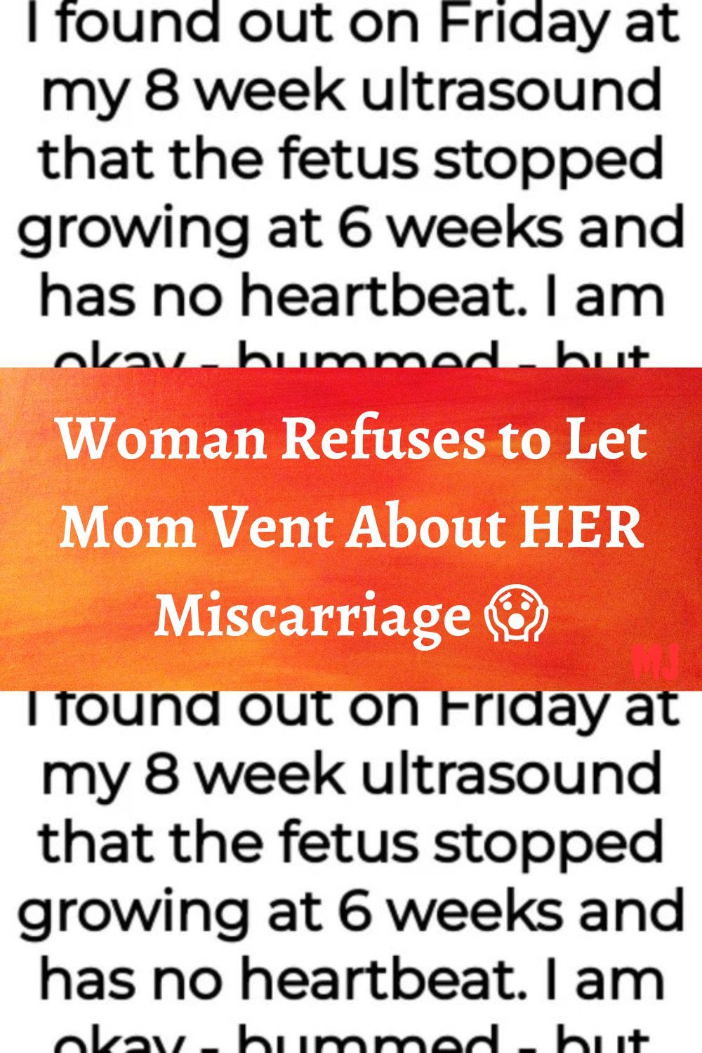 Woman Refuses to Let Mom Vent About HER Miscarriage 😱