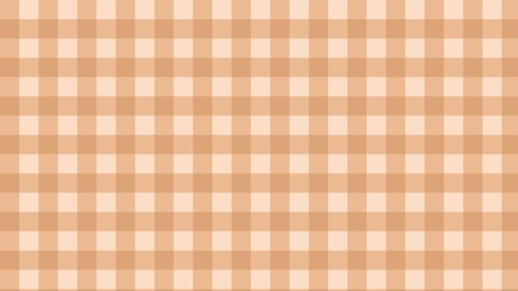 Big Brown Gingham, Checkerboard Aesthetic Checkers Background Illustration, Perf