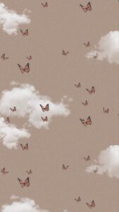 cloud butterfly HD Wallpaper
