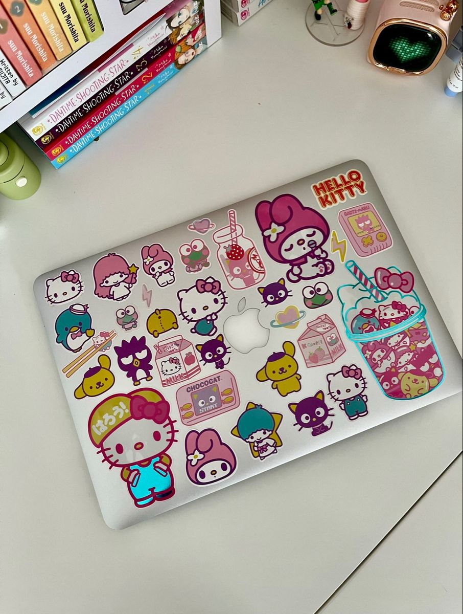 cute aesthetic laptop stickers