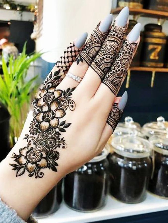 Dulhan Mehndi Designs Indian Weddings | Dulhan Mehndi Designs Bridal Henna Back