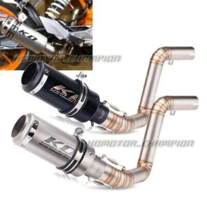 (eBay) Modified Exhaust Pipe 51mm Escape Mid Link Tube Slip On For Duke 390 200  Images