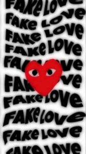 fake love is redl HD Wallpaper