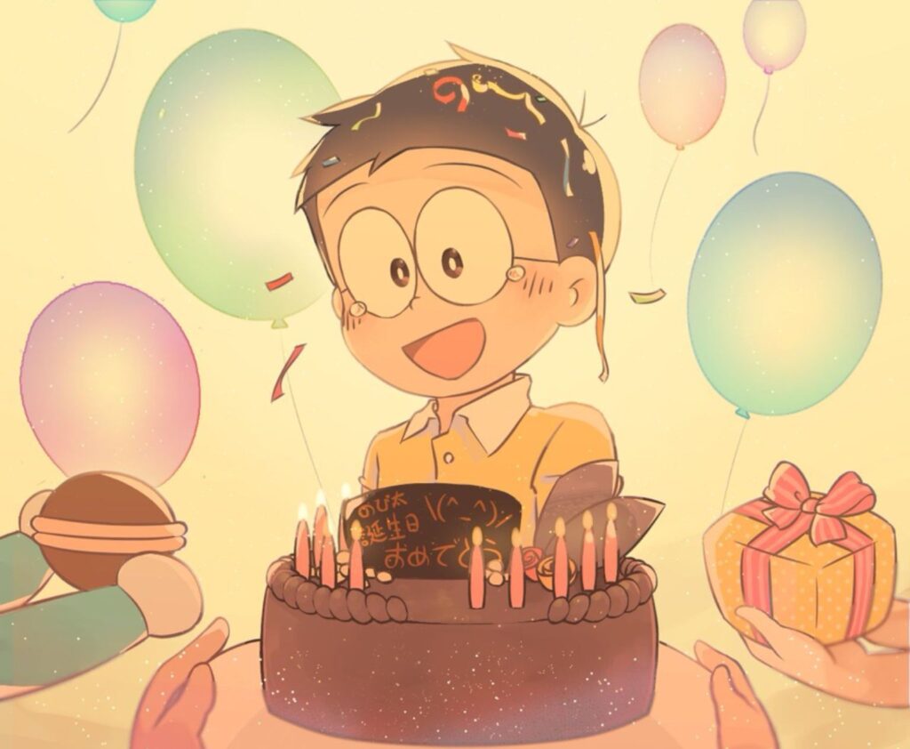 Happy Birthday Nobita Images