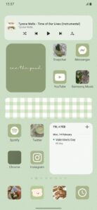 how to make your phone aesthetic, cute homescreen, green theme(youtube channel,y HD Wallpaper