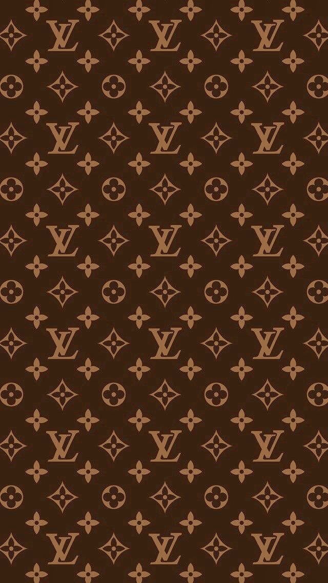 louis vuitton wallpaper brown | Monogram wallpaper, Louis vuitton iphone wallpap