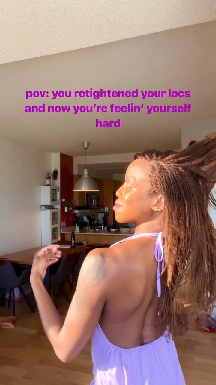 pov: you retightened your sisterlocks and now you’re feelin’ yourself hard 😆