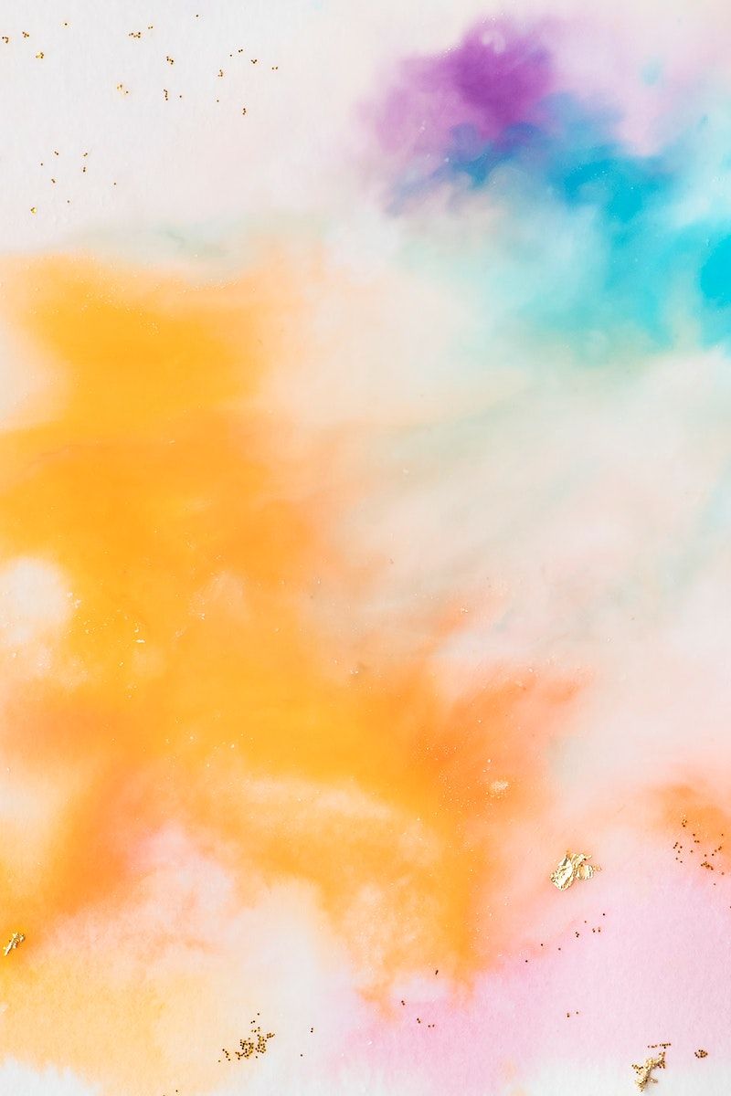Download premium image of Colorful abstract watercolor painting background by Ad