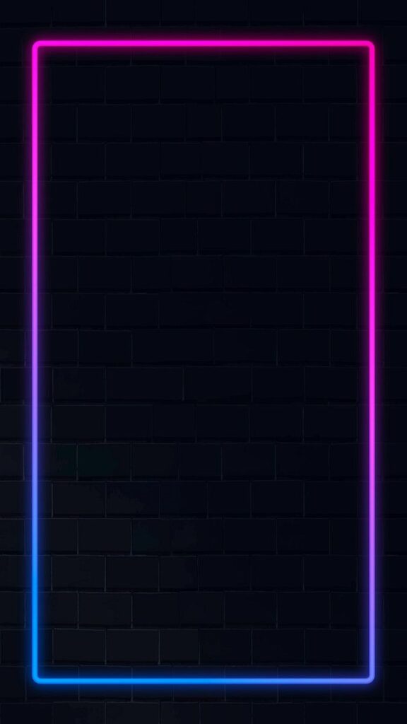 Download Premium Vector Of Pink And Blue Neon Frame Neon Frame On A Dark Backgro
