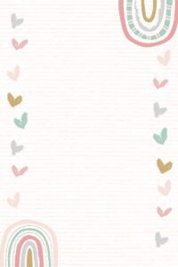 , , psd ,  of Cute frame, doodle rainbow border psd by Kita about HD Wallpaper