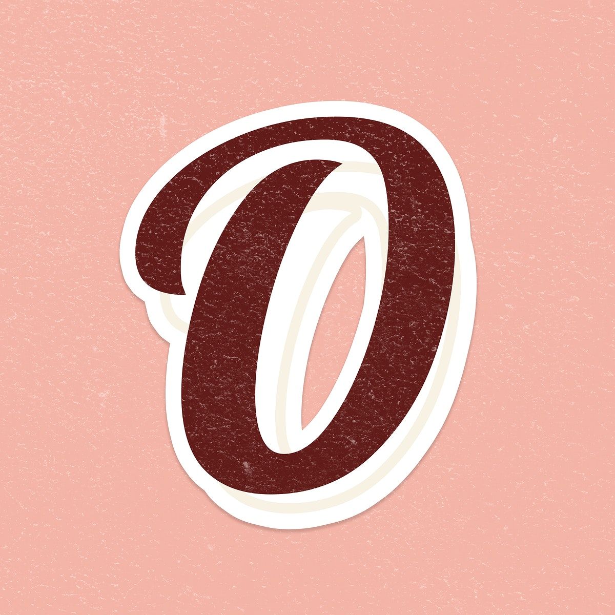Download free psd / image of Letter O font printable a to z lettering alphabet p