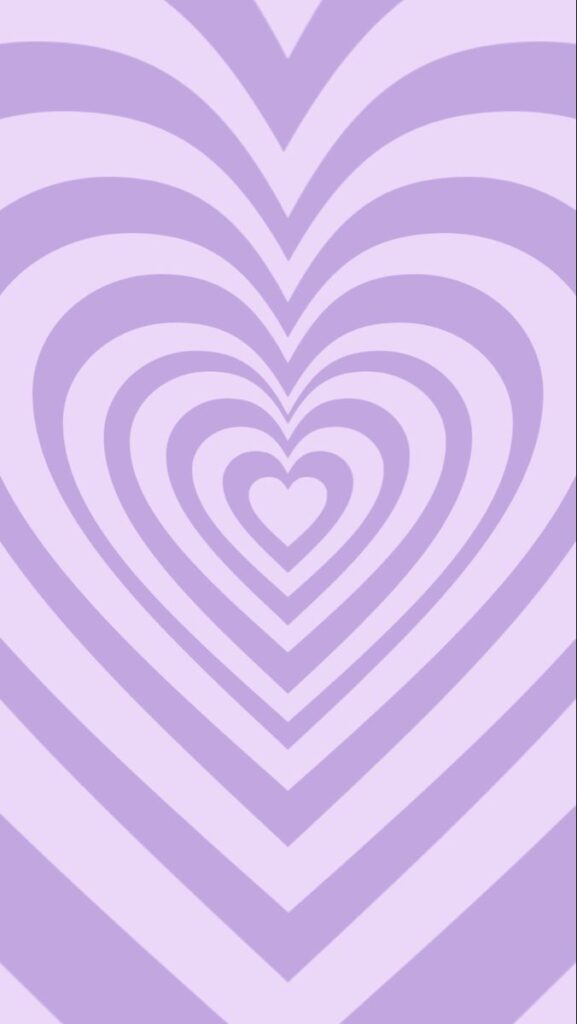 Purple Heart Wallpaper Aesthetic Background @Yeahishi