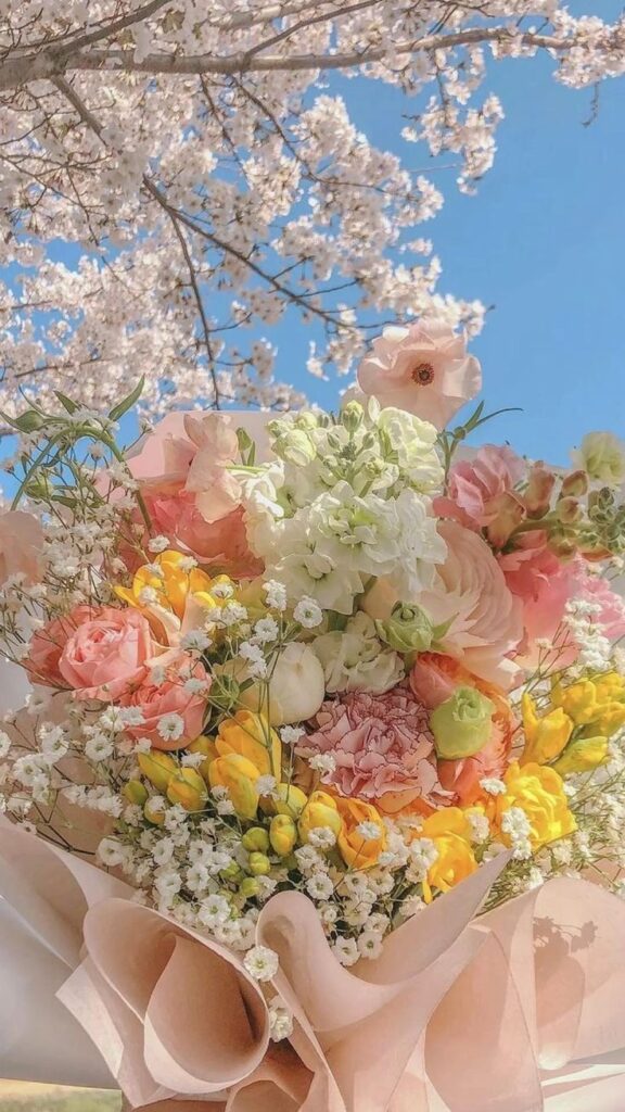 Ready For Spring Beautiful Bouquet Of Flowers Boquette Flowers