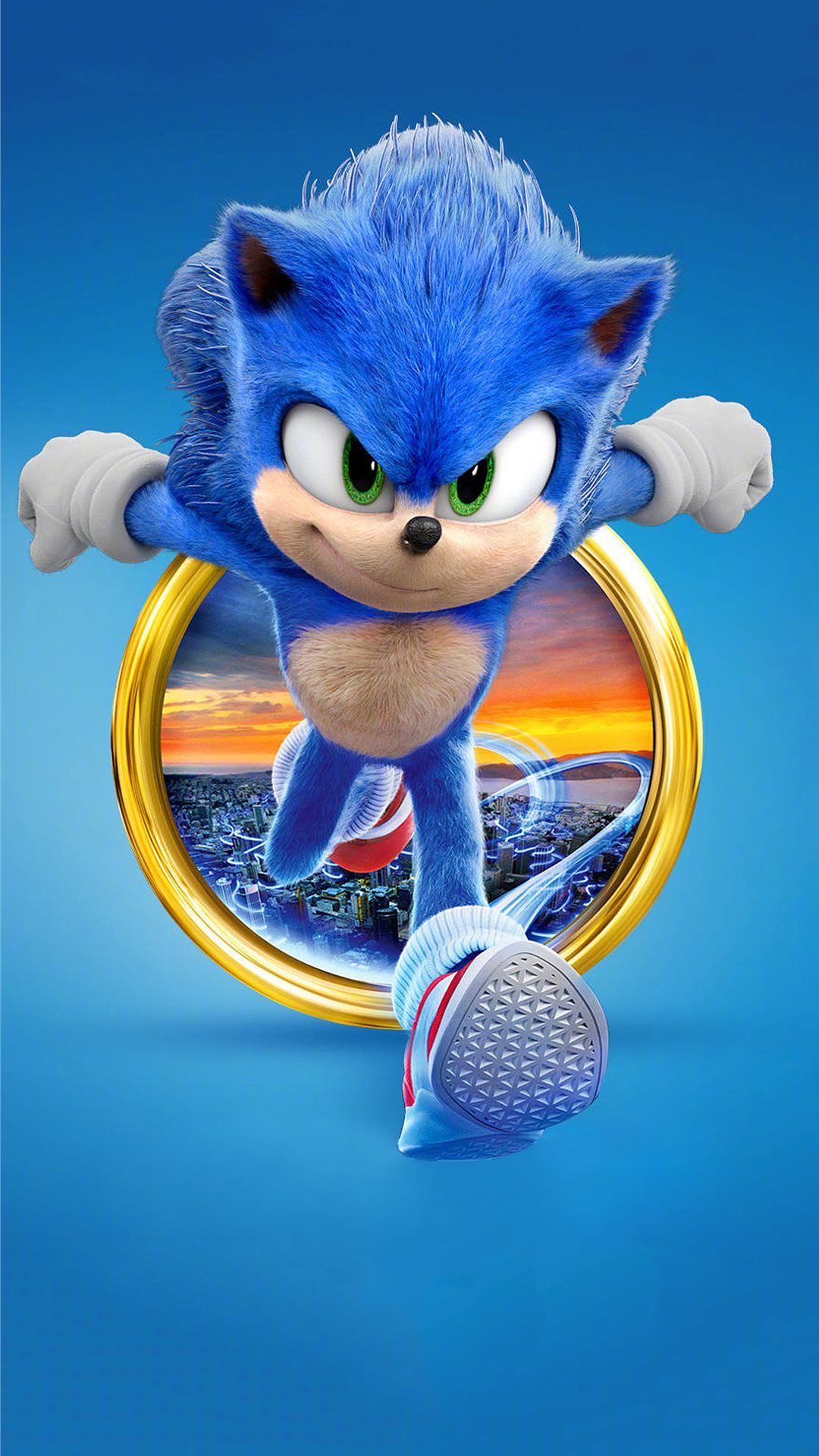 sonic the hedgehog , 4k iPhone X HD Wallpaper