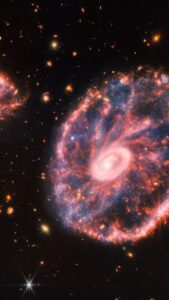 te cartwheel galaxy HD Wallpaper