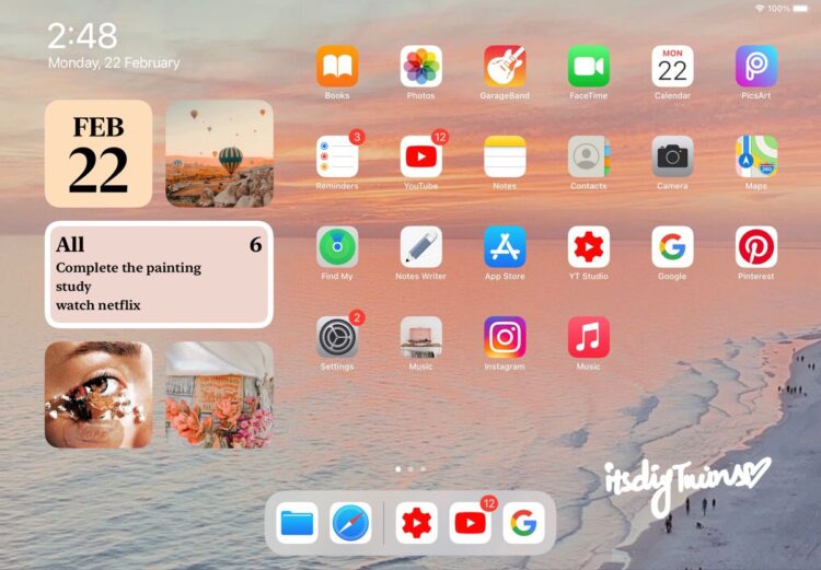 Whats On My Ipad Air 4 + Our New Ios 14 Customization | 2021 - Youtube