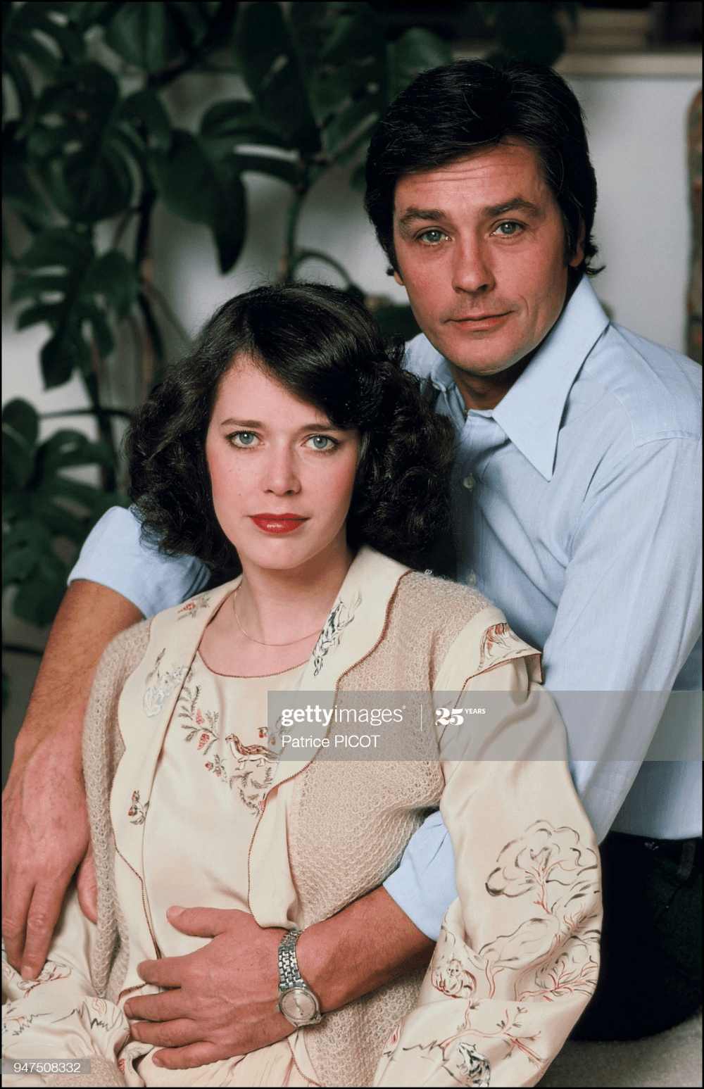 with Sylvia Kristel, 1978.