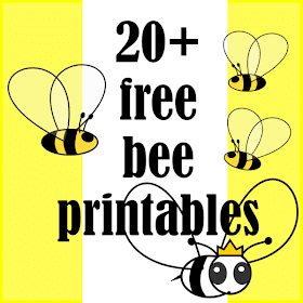 20 Bee Themed Printables Bienen Druckvorlagen